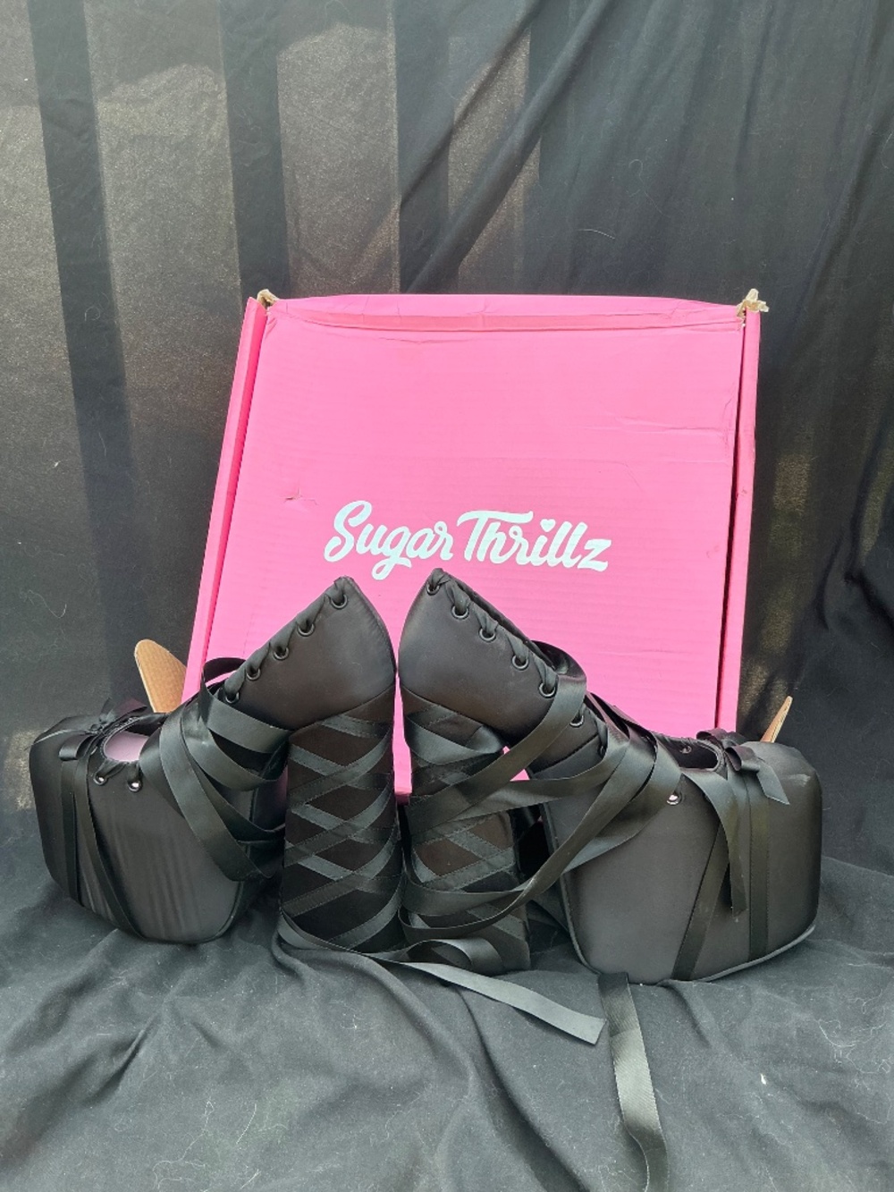 Dolls Kill Sugar Thrillz platform heels - Picture 2 of 4